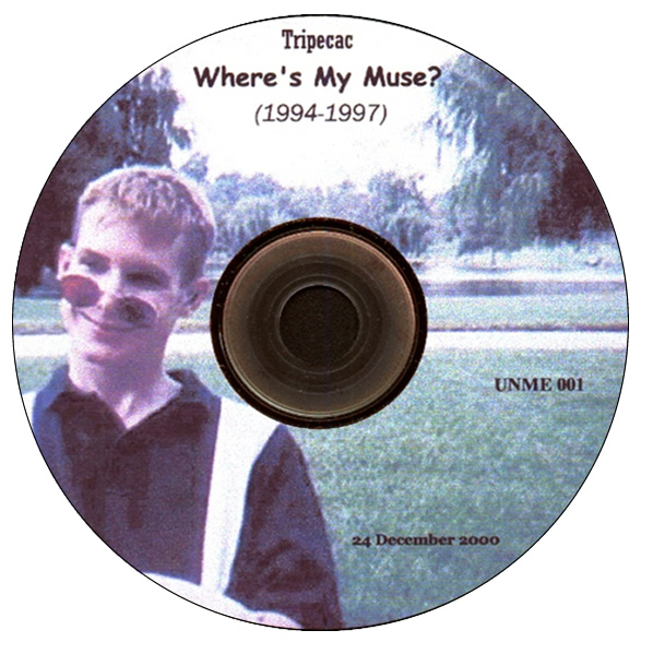 Where's My Muse? sticky label (2000)